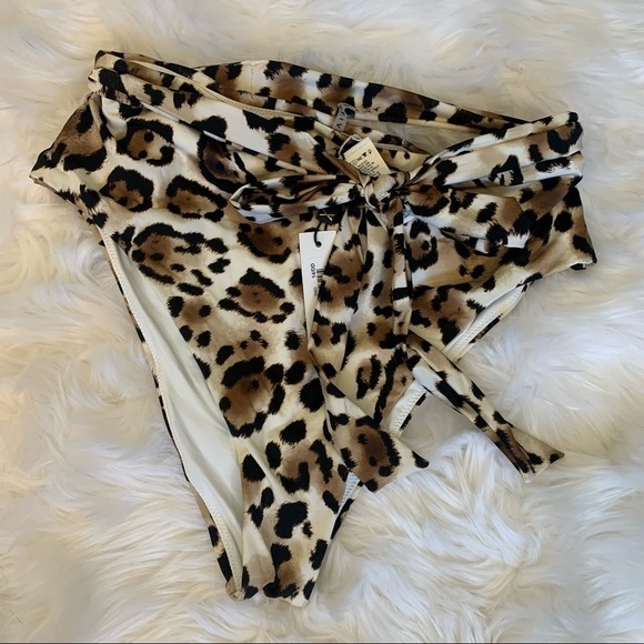Vitamin A animal print high waisted bikini bottoms - Picture 9 of 9